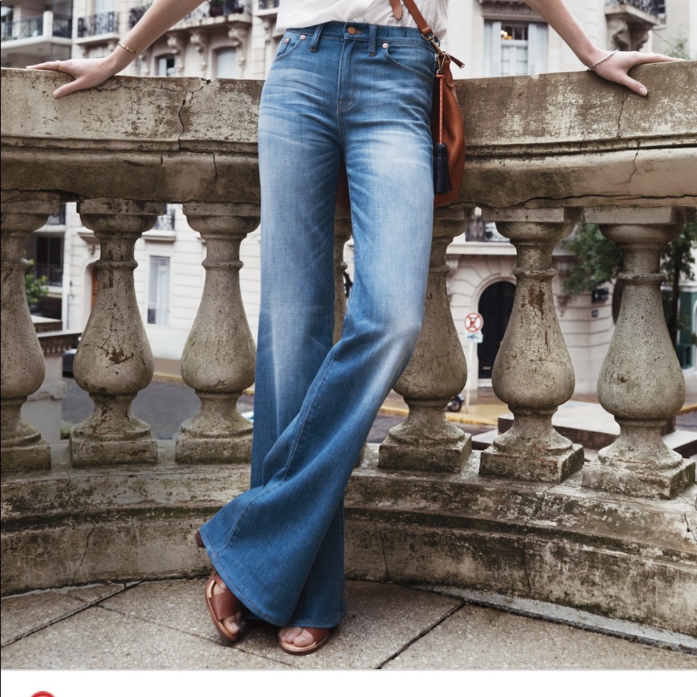 Madewell flea market flares